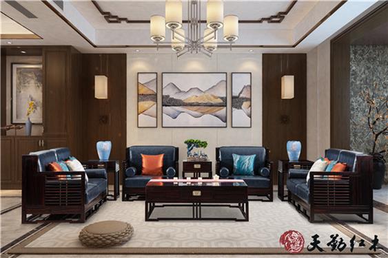 天勤紅木 材質(zhì)：條紋烏木  韻江南1133