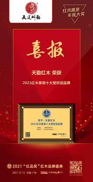 天勤紅木榮膺“2021紅木家具十大受歡迎品牌”，備受矚目.jpg